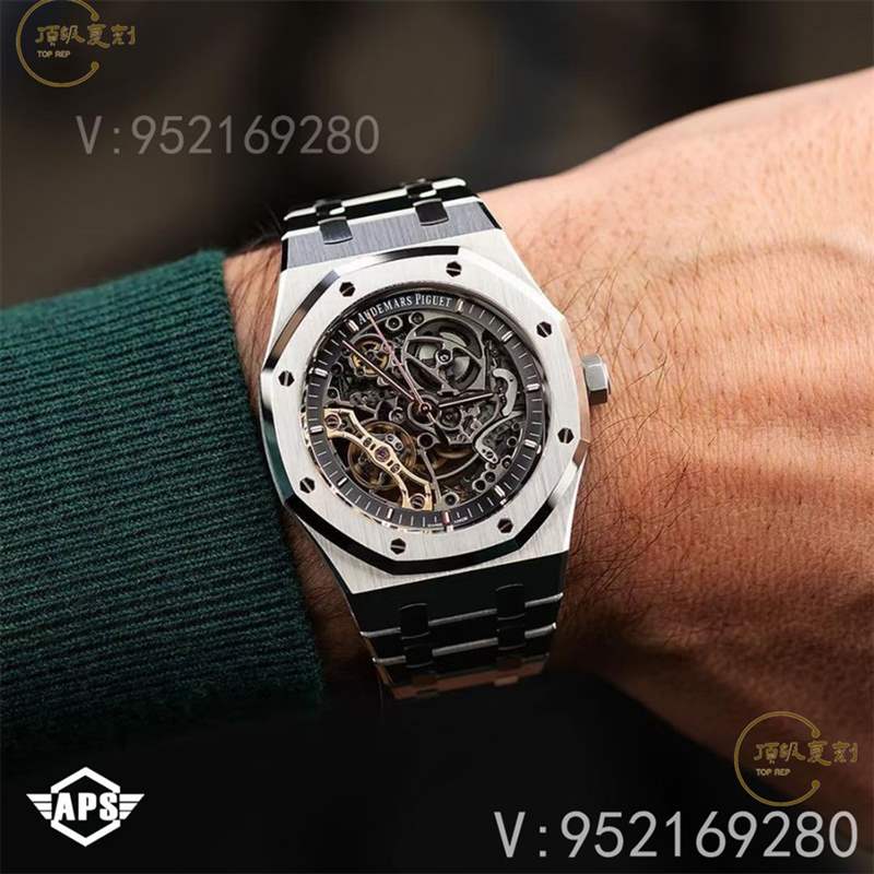 APS廠愛彼15407皇家橡樹鏤空機械復(fù)刻表做工如何,超越j(luò)f廠-復(fù)刻表