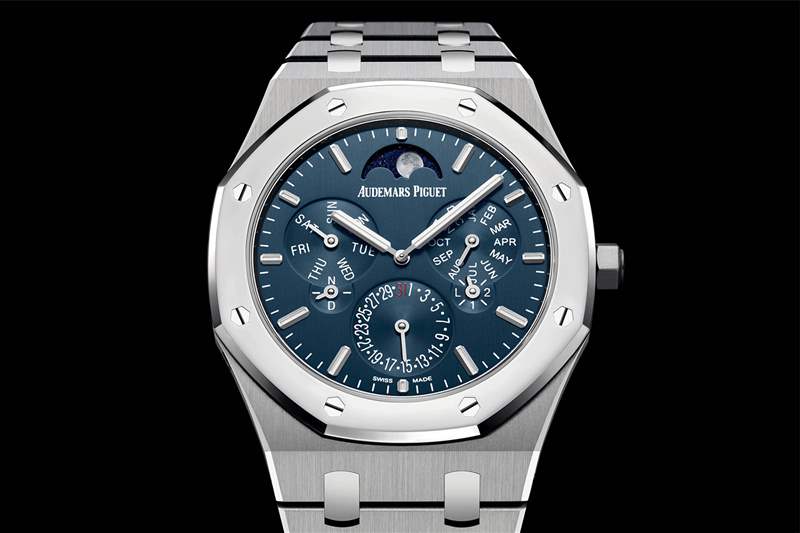 愛彼皇家橡樹萬年歷超薄腕表-復(fù)刻表