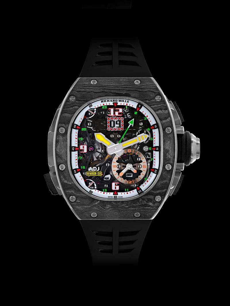 理查德米勒RM 62-01 振動報(bào)警陀飛輪空中客車公務(wù)機(jī)手表-復(fù)刻表