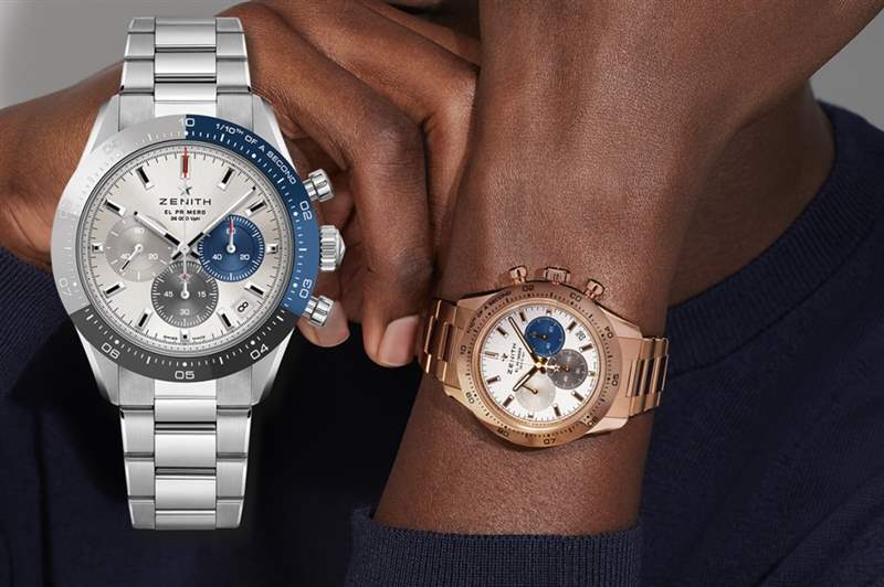 真力時2022新表面世三色陶瓷表圈Chronomaster Sport限量版運動表-復刻表