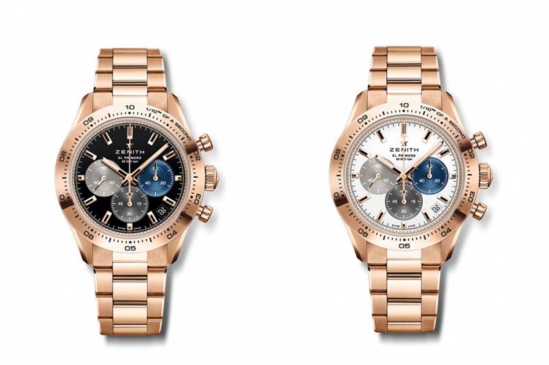 真力時2022新表面世三色陶瓷表圈Chronomaster Sport限量版運動表-復刻表