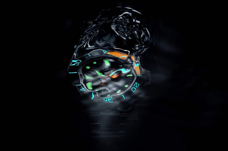 泰格豪雅2022潛水表面世Aquaracer Professional 1000 Superdiver-復刻表