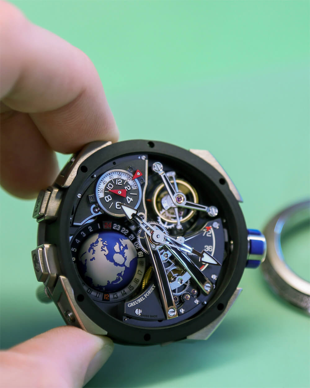 高珀富斯Greubel Forsey GMT運動陀飛輪個性腕表-復刻表