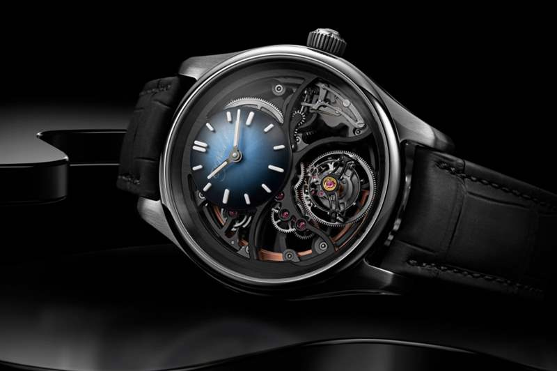 H. Moser & Cie.Pioneer Cylindrical Tourbillon Skeleton以全新方式打造圓柱陀飛輪機芯-復(fù)刻表