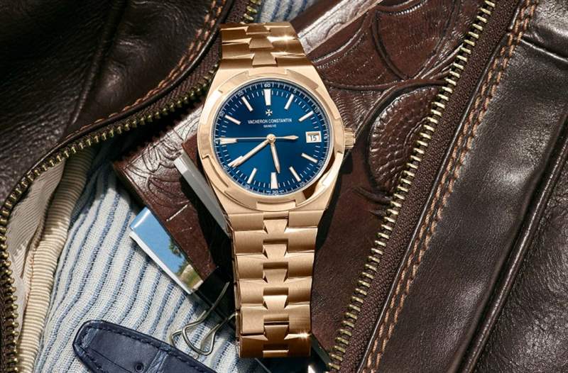 江詩丹頓2020新作！Vacheron Constantin Overseas自動上鏈腕表帶來典雅粉紅金X藍面設定-復刻表