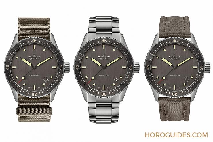 首款鈦金屬材質(zhì)的BLANCPAIN深潛器腕表-復(fù)刻表