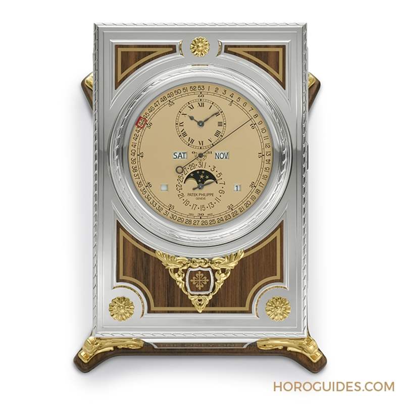 表王再出大招：百達(dá)翡麗為ONLY WATCH 2021獻(xiàn)上專利萬年歷座鐘-復(fù)刻表