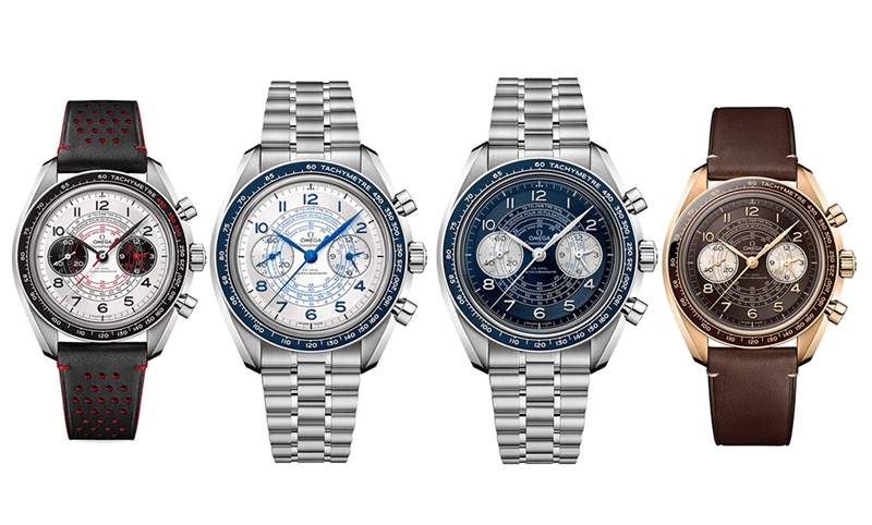 測速、測距、脈搏速度一次掌握，歐米茄超霸系列Chronoscope復古計時碼表-復刻表