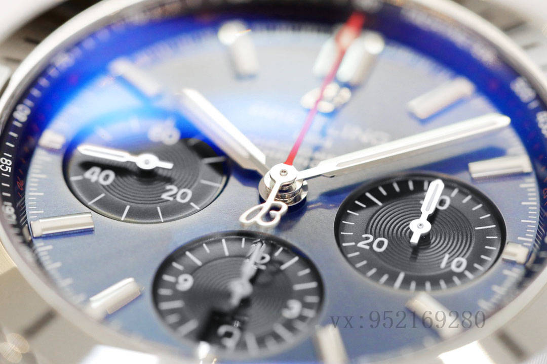 GF廠百年靈大鋼王機(jī)械計(jì)時(shí)藍(lán)盤腕表質(zhì)量怎么樣-復(fù)刻表