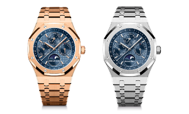 再添新藍(lán)面!愛彼皇家橡樹萬年歷腕表-復(fù)刻表