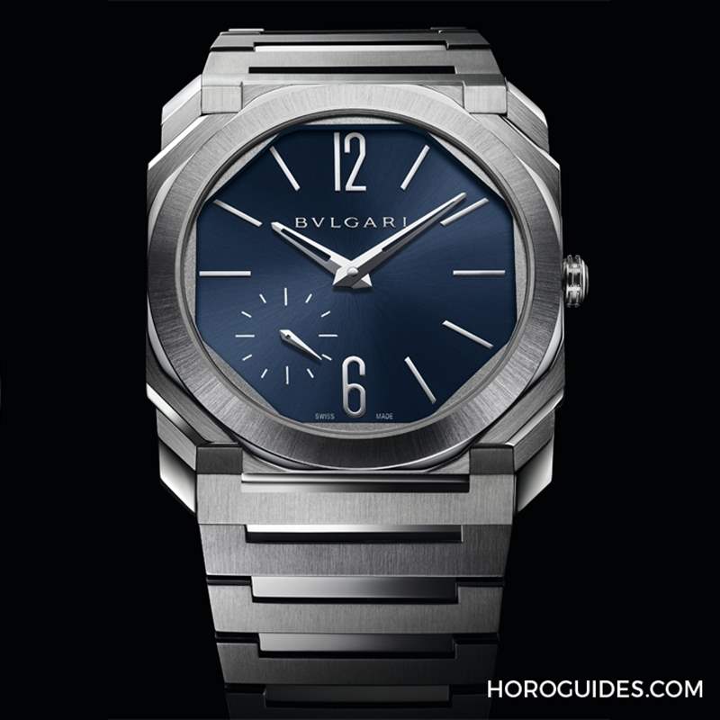 這樣的喀什米爾藍面，美絕了！BVLGARI Octo Finissimo超薄兩地時間計時碼表-復刻表