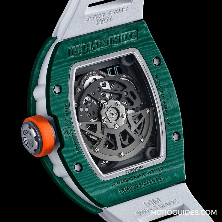 以賽事識別配色入作！第八款Richard Mille RM 029利曼經典賽腕表亮相-復刻表