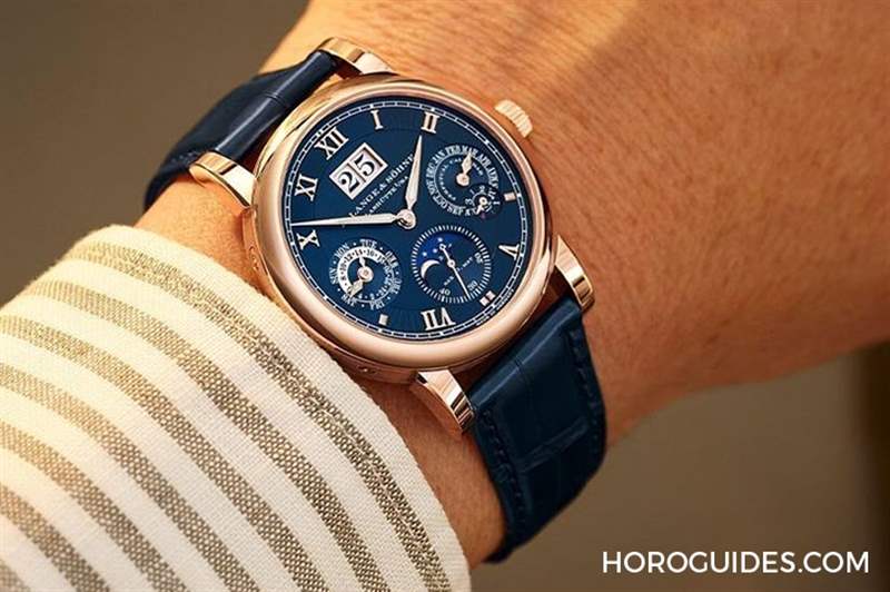 朗格Langematik Perpetual 20周年藍面限量版，標志性大日期萬年歷新款亮相-復刻表