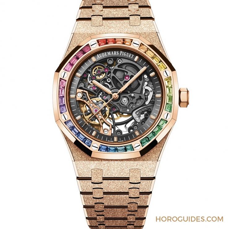 紫水晶圈！霜金彩虹圈！這是愛彼皇家橡樹表系里的盛世美顏-復(fù)刻表