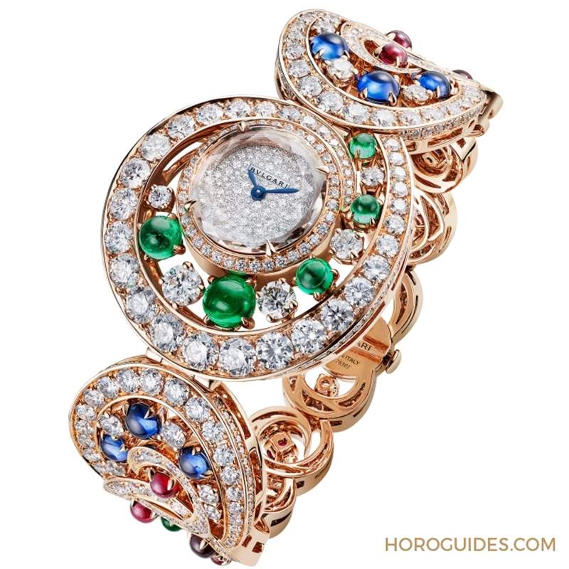 BVLGARI歷來造價最高腕表現(xiàn)身Magnifica頂級珠寶腕表系列-復刻表