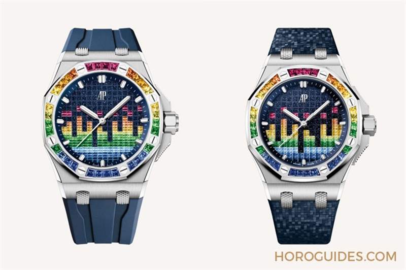 這不是P圖！在經典格紋上大做音樂，愛彼皇家橡樹離岸型音樂特別版-復刻表