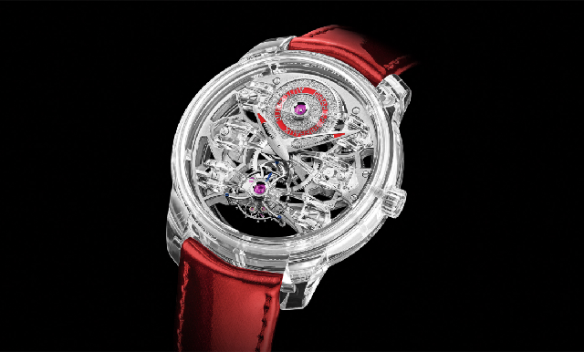 喜慶紅迎新年｜GP Quasar Infrared赤焰之光孤品腕表-復(fù)刻表