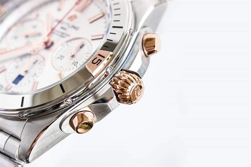 GF廠百年靈機械計時B01「鋼王」電鍍玫瑰金復刻版-復刻表