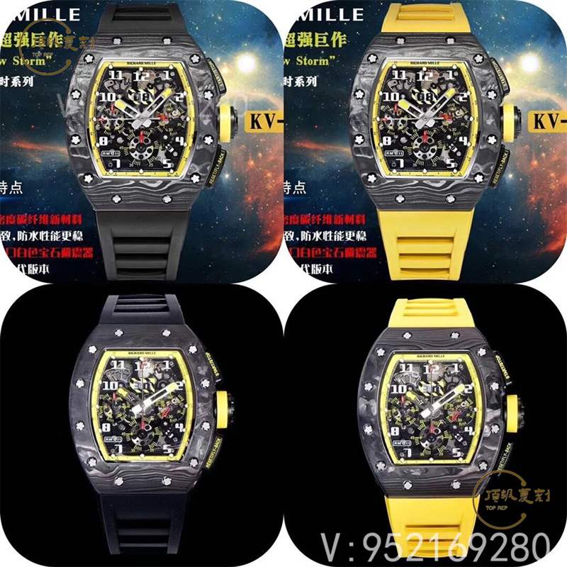 KV廠理查德米勒rm011復刻做工怎么樣-復刻表