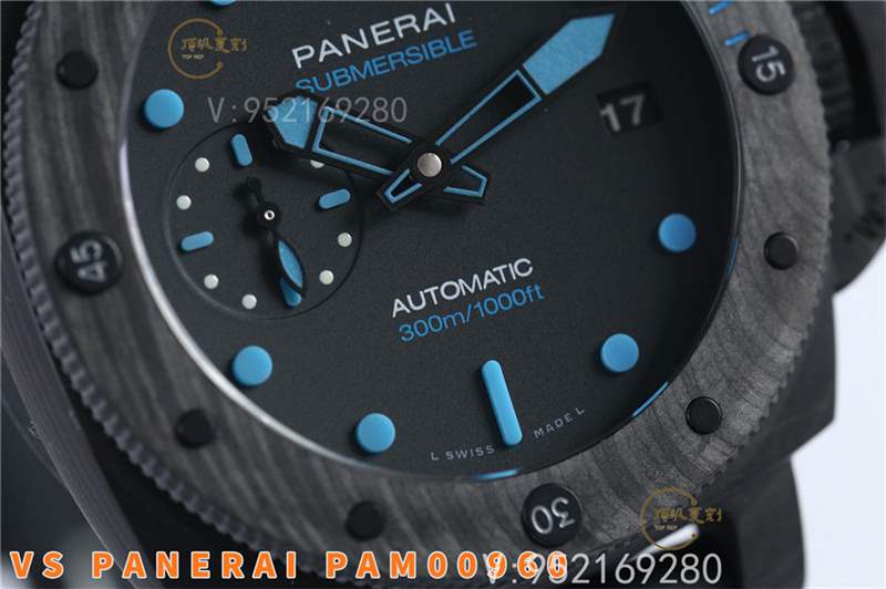 VS廠沛納海pam960碳纖維腕表復刻做工怎么樣,42mm亞洲人專屬-復刻表