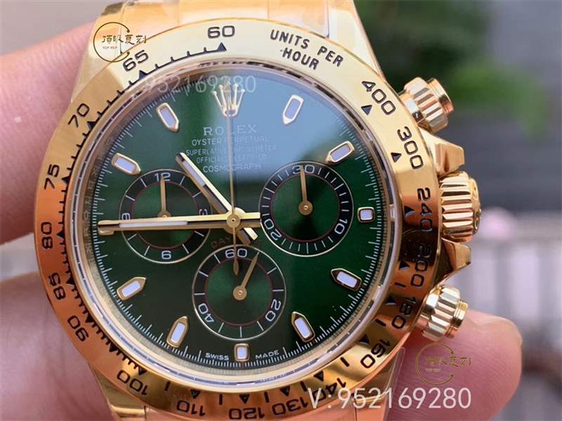 N廠勞力士綠金迪116508重磅推出,超越ar廠7750金綠迪-復刻表