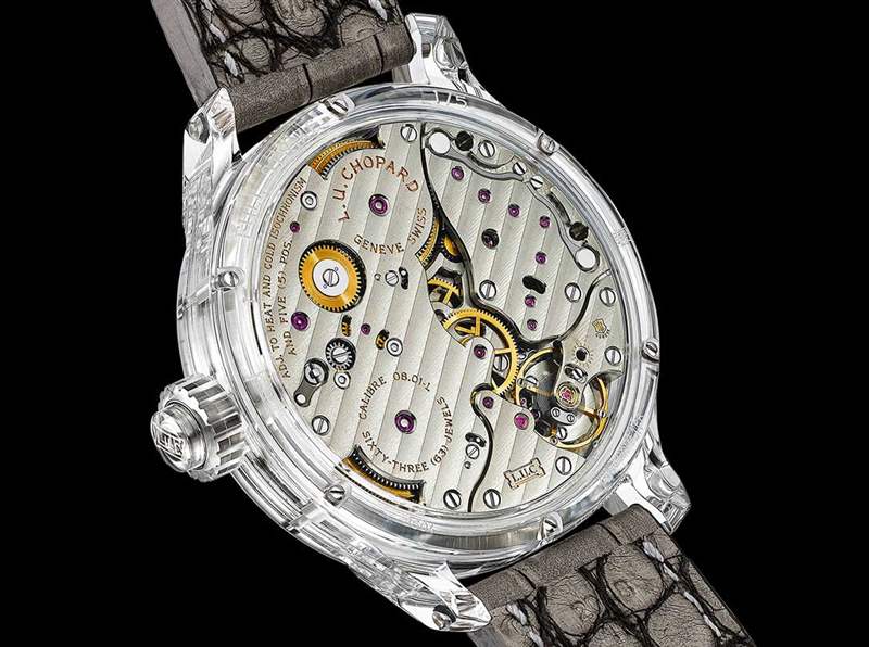 寶璣霍拉世界 5557-蕭邦L.U.C 全擊藍(lán)寶石-復(fù)刻表