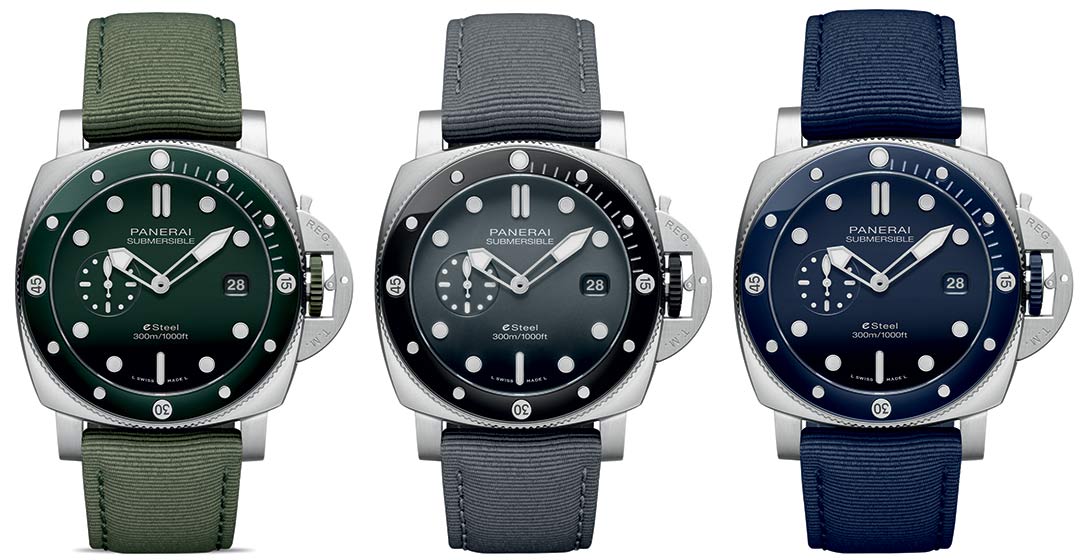 沛納海潛水夸塔夸特羅埃斯特-復刻表