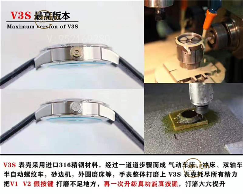 TW廠俄羅斯切金小丑復(fù)刻表對(duì)比正品能超越v9廠俄羅斯小廠嗎-復(fù)刻表