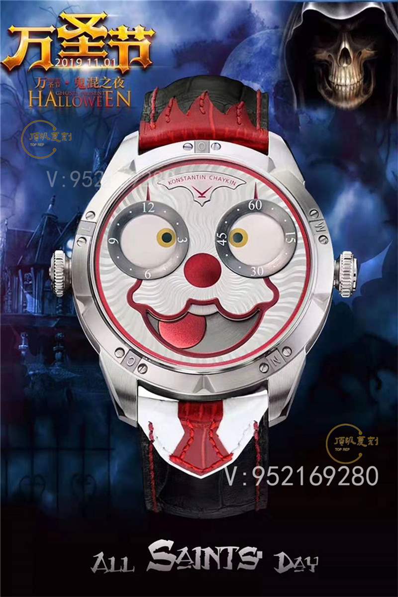 TW廠俄羅斯切金小丑復(fù)刻表對(duì)比正品能超越v9廠俄羅斯小廠嗎-復(fù)刻表