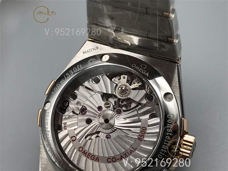 VS廠歐米茄星座間枚金鉆釘做工怎么樣123.20.38.21.52.001-復(fù)刻表