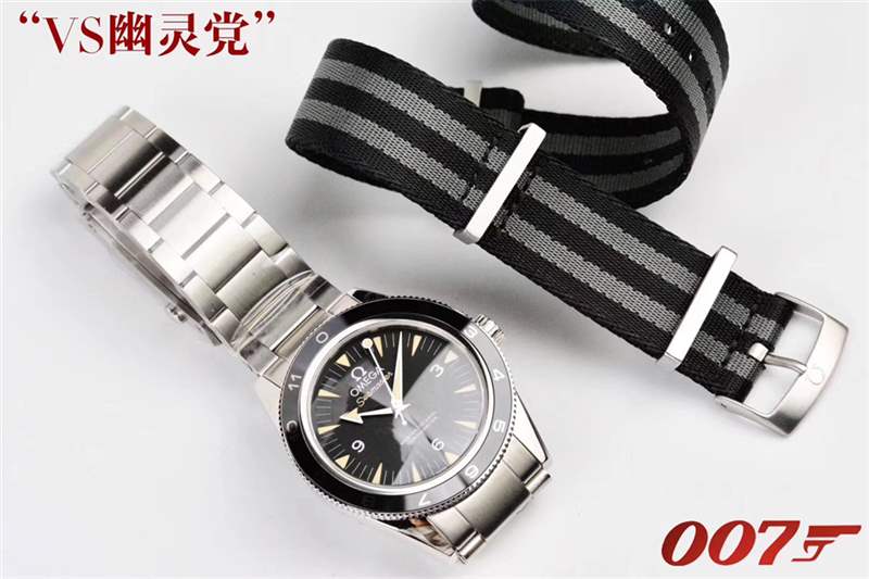 VS廠歐米茄海馬007幽靈黨復刻表評測,對比正品做工怎么樣-復刻表