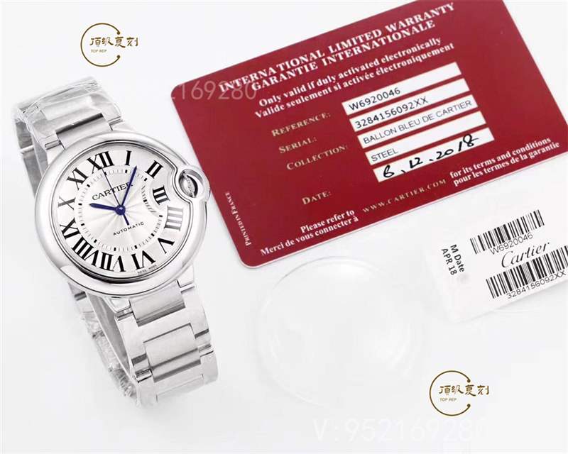 V6廠卡地亞藍氣球33mm和36mm復刻表質量怎么樣-復刻表