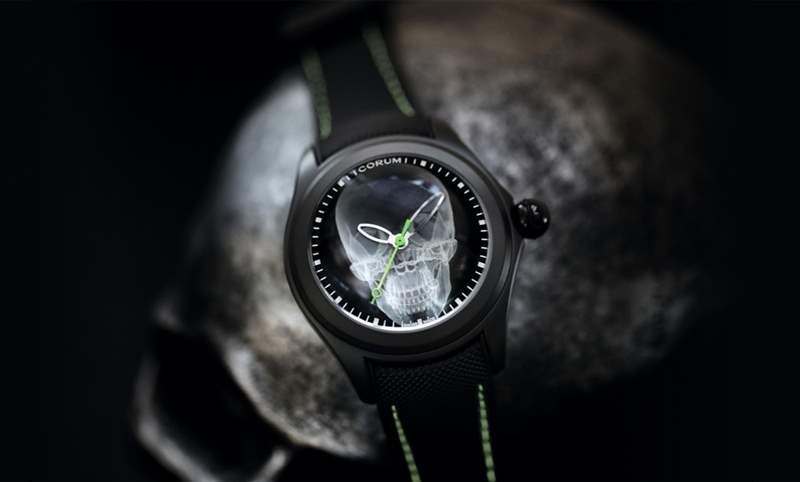 第二代登場，昆侖表Bubble 47 Skull X-Ray 泡泡系列骷髏頭腕表-復刻表