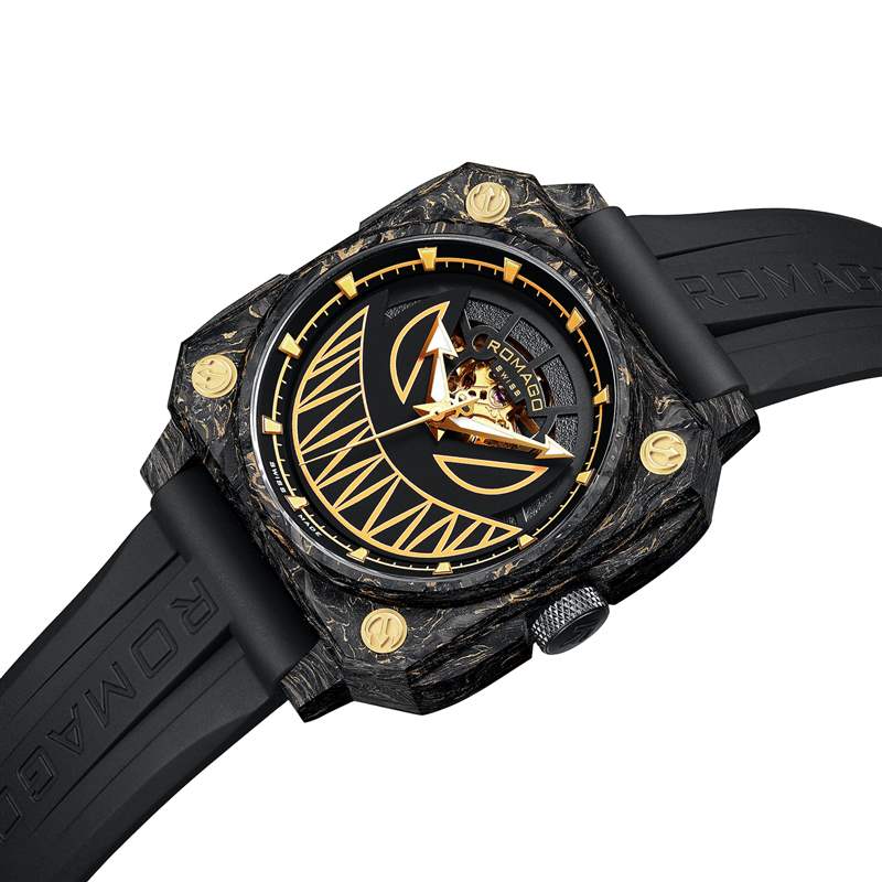 獨(dú)立制表師ROMAGO黃金配夜光碳纖玩味新作漆黑中螢火蟲沖擊視覺-復(fù)刻表