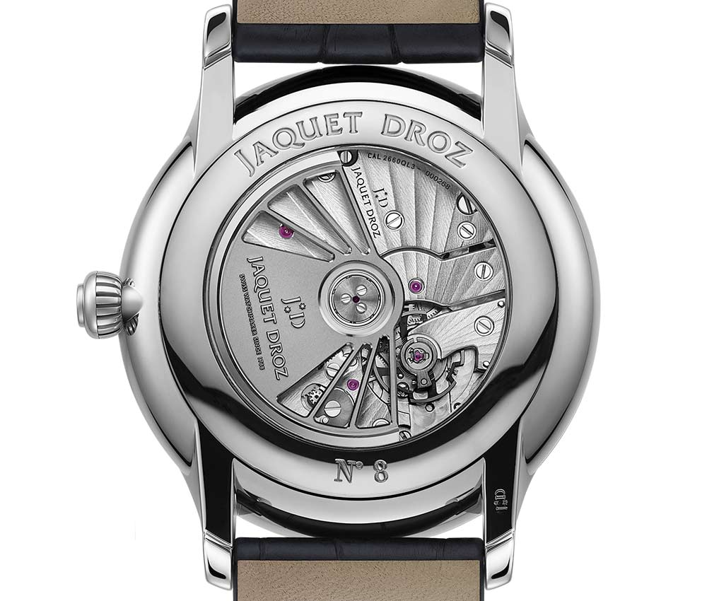 雅克德羅大秒月無煙煤，材質(zhì)效果-復(fù)刻表