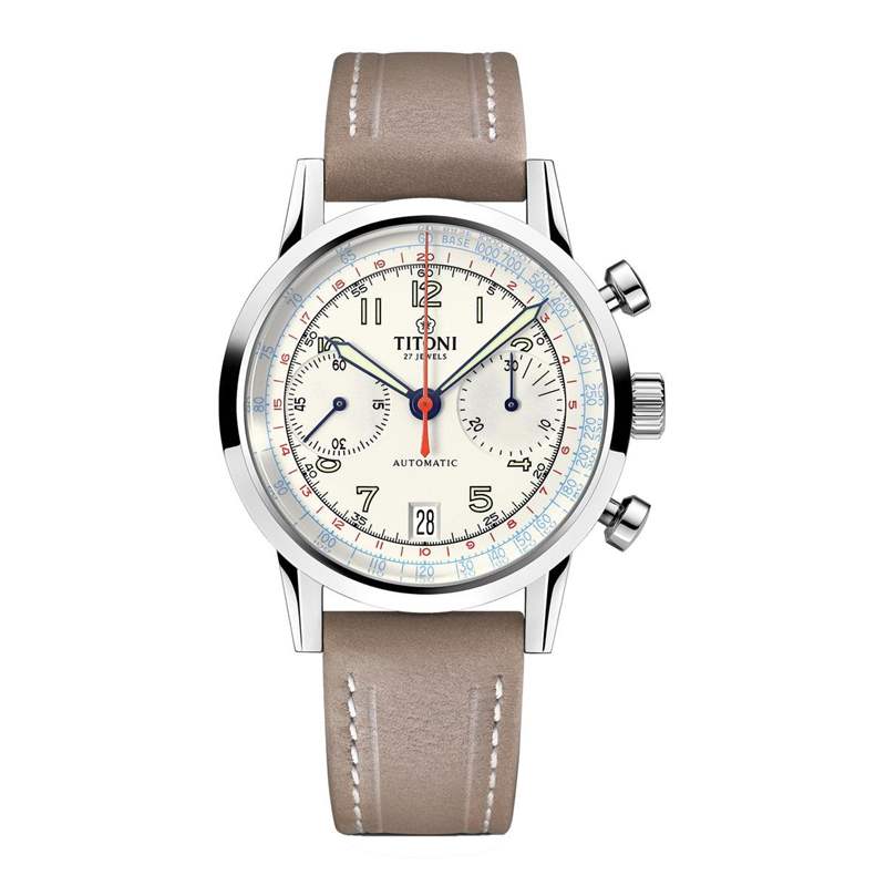 TITONI Heritage傳承系列計時碼表：復古元素集一身！-復刻表