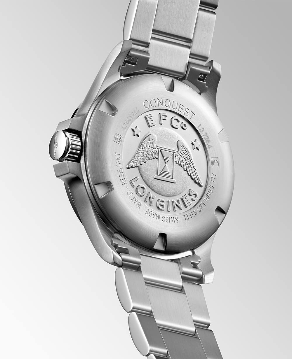 浪琴表 HydroConquest橄欖綠色表盤(pán)手表L3.785.4.06.6-復(fù)刻表