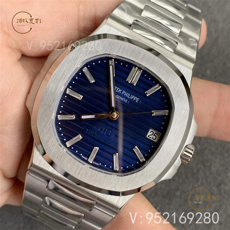 3K廠鸚鵡螺-3K廠百達翡麗鸚鵡螺5711藍盤40周年紀念款做工怎么樣-復刻表