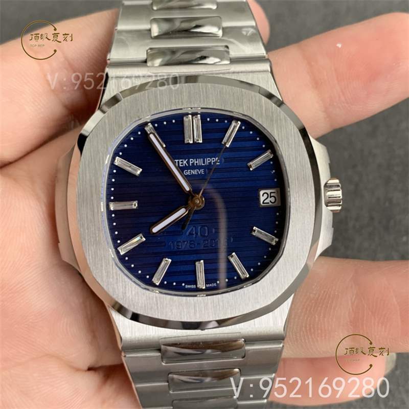 3K廠鸚鵡螺-3K廠百達翡麗鸚鵡螺5711藍盤40周年紀念款做工怎么樣-復刻表