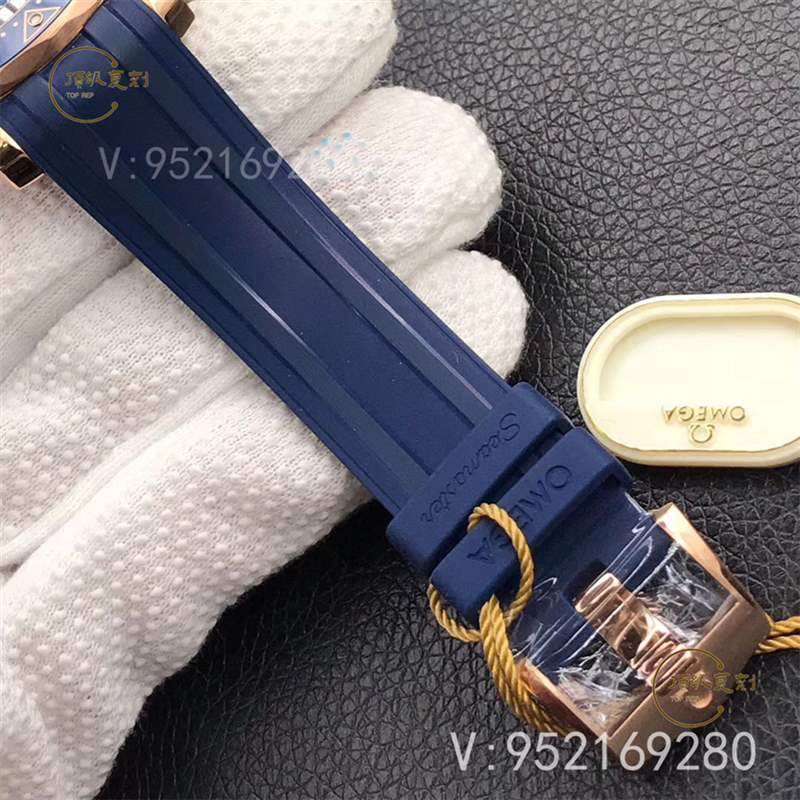 VS廠歐米茄海馬300「尊享版」全玫瑰金藍盤復刻表做工怎么樣-復刻表