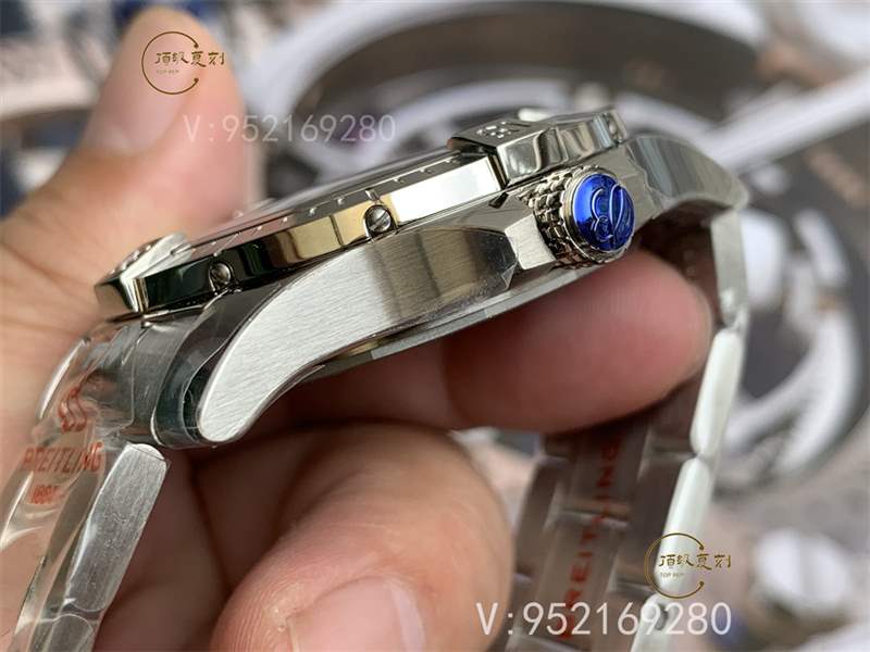 GF廠百年靈復仇者45mm男士機械復刻表做工怎么樣GMT雙時區-復刻表