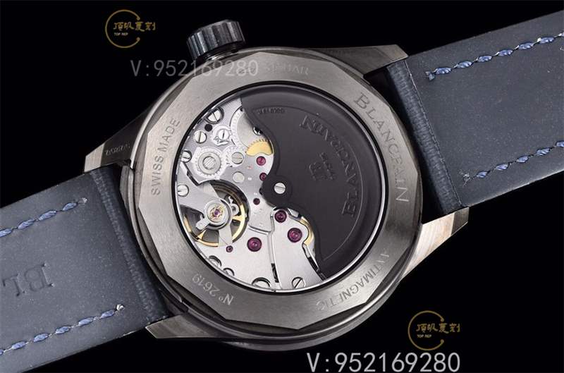 GF廠寶珀五十噚5000黑陶瓷藍(lán)盤復(fù)刻表做工怎么樣-復(fù)刻表