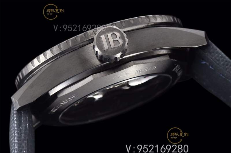 GF廠寶珀五十噚5000黑陶瓷藍(lán)盤復(fù)刻表做工怎么樣-復(fù)刻表