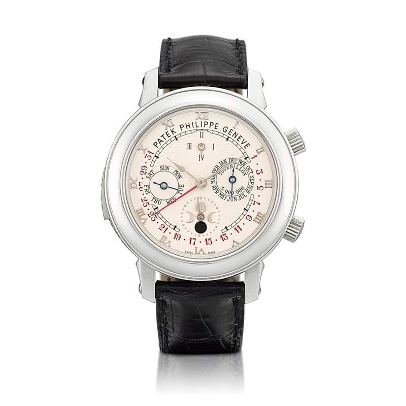 圖片來源:香港蘇富比 百達翡麗最終極頂級收藏現身拍賣場曾是最復雜時計估價達2千萬-復刻表