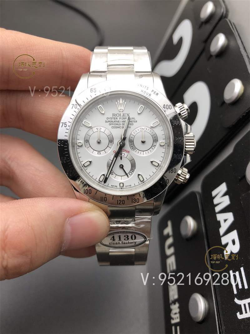 C廠(Clean廠)勞力士4130迪通拿白鋼迪復(fù)刻表116520做工怎么樣-復(fù)刻表
