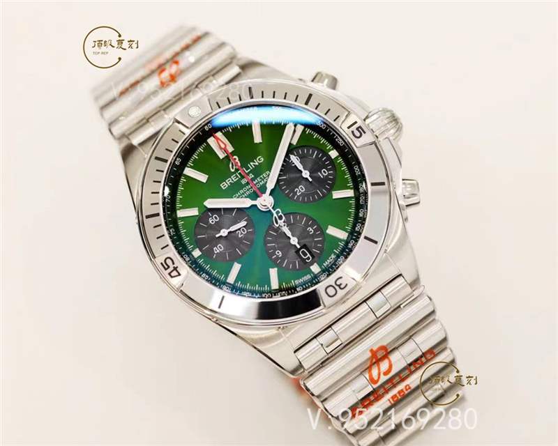 GF廠百年靈機(jī)械計(jì)時(shí)鋼王B01系列賓利綠盤復(fù)刻表做工評(píng)測(cè)-復(fù)刻表