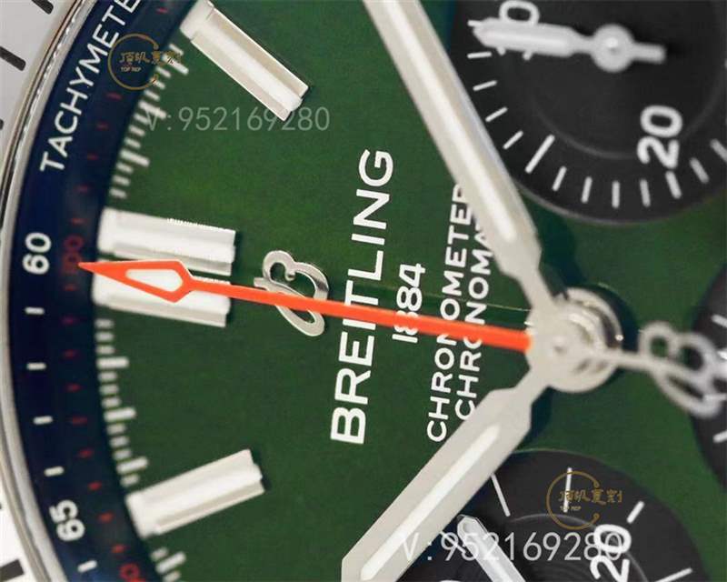 GF廠百年靈機(jī)械計(jì)時(shí)鋼王B01系列賓利綠盤復(fù)刻表做工評(píng)測(cè)-復(fù)刻表