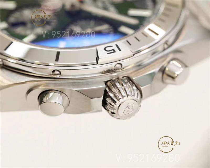 GF廠百年靈機(jī)械計(jì)時(shí)鋼王B01系列賓利綠盤復(fù)刻表做工評(píng)測(cè)-復(fù)刻表