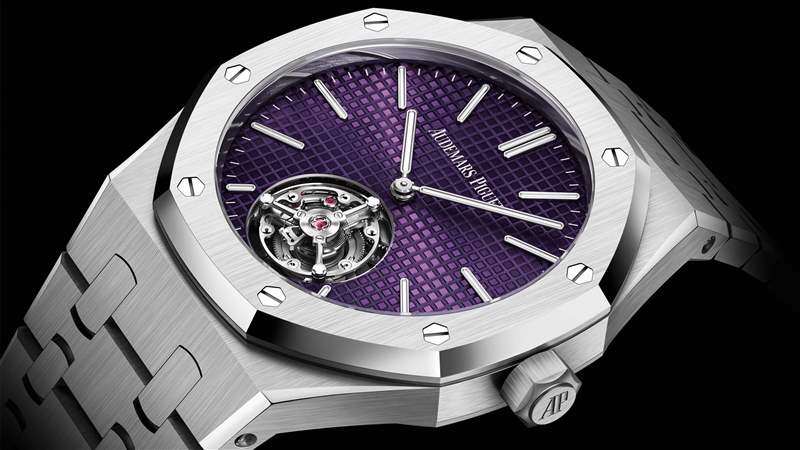 推出愛(ài)彼皇家橡樹(shù)自動(dòng)上鏈飛行陀飛輪超薄 RD#3 英寸 37 毫米-復(fù)刻表