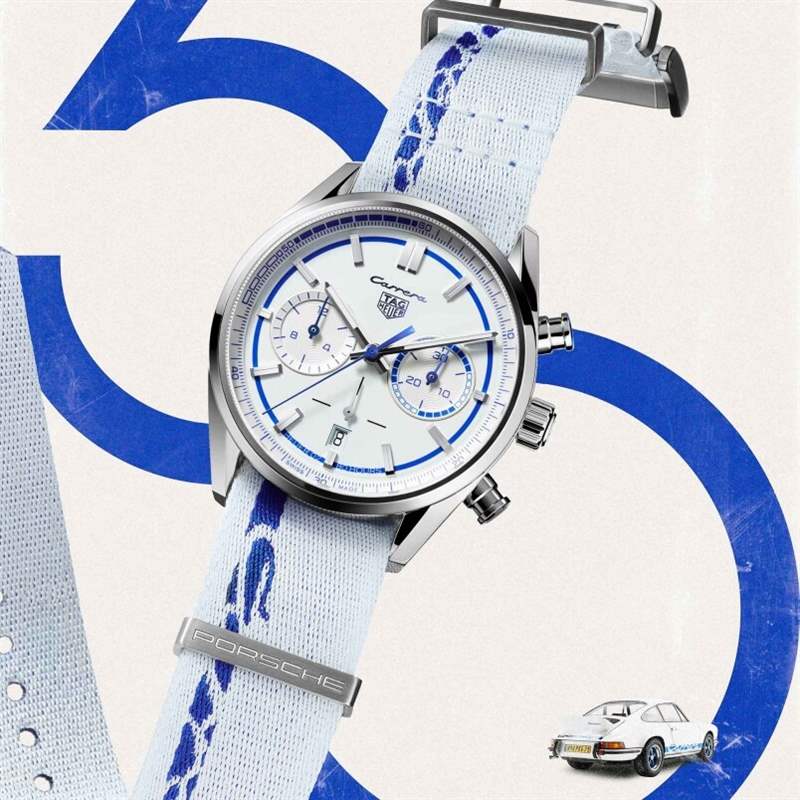 TAG HEUER X PORSCHE 定義版發(fā)布！慶祝911 Carrera RS 2.7 50周年-復(fù)刻表